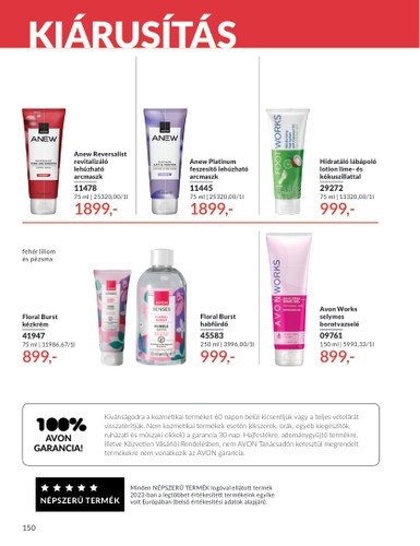 avon - Avon akciós újság, érvényes 07.01. - 07.31. - page: 150 avon - Avon akciós újság, érvényes 07.01. - 07.31. - page: 150