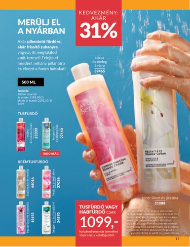 avon - Avon akciós újság, érvényes 07.01. - 07.31. - page: 15 avon - Avon akciós újság, érvényes 07.01. - 07.31. - page: 15
