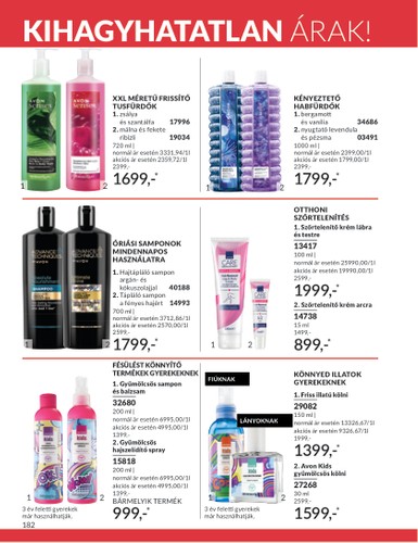 avon - Avon akciós újság, érvényes 07.01. - 07.31. - page: 182 avon - Avon akciós újság, érvényes 07.01. - 07.31. - page: 182