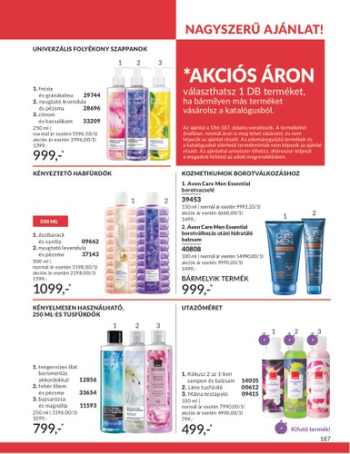 avon - Avon akciós újság, érvényes 08.01. - 08.31. - page: 186