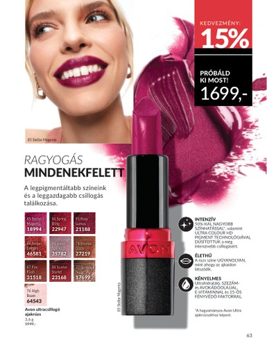 avon - Avon akciós újság, érvényes 08.01. - 08.31. - page: 63