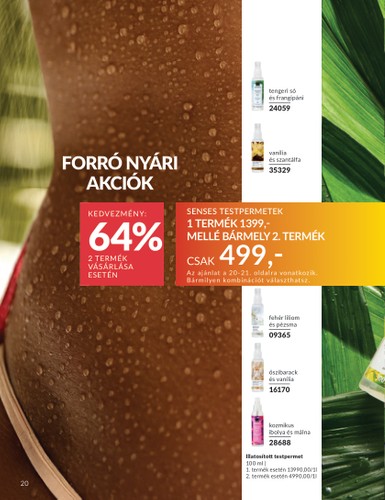 avon - Avon akciós újság, érvényes 08.01. - 08.31. - page: 20