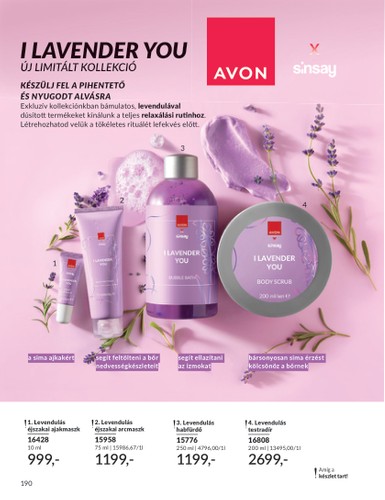 avon - Avon akciós újság, érvényes 08.01. - 08.31. - page: 189