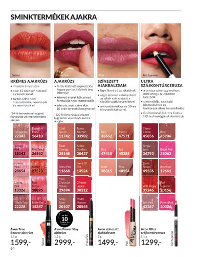avon - Avon akciós újság, érvényes 08.01. - 08.31. - page: 64