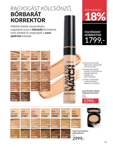 avon - Avon akciós újság, érvényes 08.01. - 08.31. - page: 55