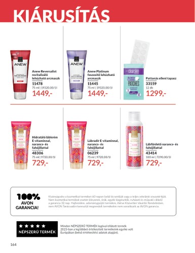 avon - Avon akciós újság, érvényes 09.01. - 09.30. - page: 164