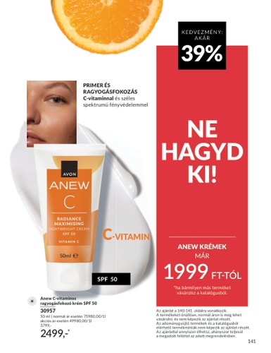 avon - Avon akciós újság, érvényes 09.01. - 09.30. - page: 141