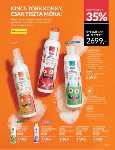 avon - Avon akciós újság, érvényes 09.01. - 09.30. - page: 183