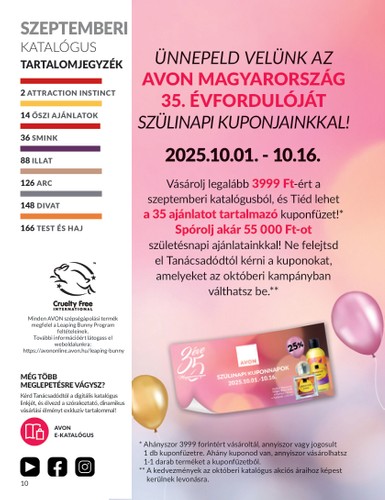 avon - Avon akciós újság, érvényes 09.01. - 09.30. - page: 10
