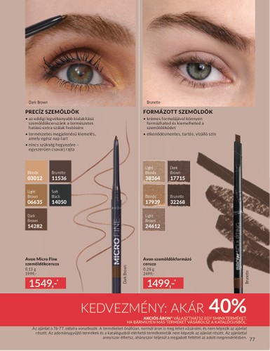 avon - Avon akciós újság, érvényes 09.01. - 09.30. - page: 77