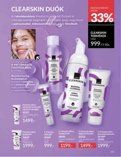 avon - Avon akciós újság, érvényes 09.01. - 09.30. - page: 135