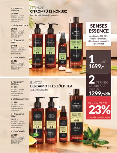avon - Avon akciós újság, érvényes 09.01. - 09.30. - page: 191