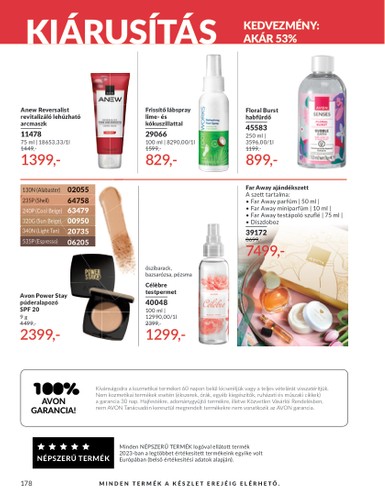avon - Avon akciós újság, érvényes 10.01. - 10.31. - page: 178