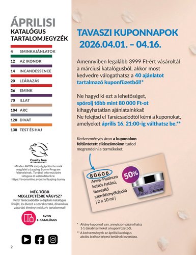 avon - Avon akciós újság, érvényes 2026.04.01. - 2026.04.30. - page: 2