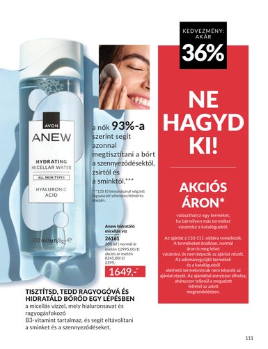 avon - Avon akciós újság, érvényes 2026.04.01. - 2026.04.30. - page: 111