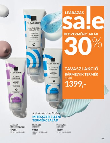 avon - Avon akciós újság, érvényes 2026.04.01. - 2026.04.30. - page: 31