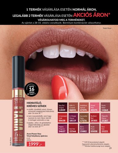 avon - Aktuális Avon szórólap érvényes péntektől 2026.05.01.-től vasárnaptól 2026.05.31.-ig - page: 29