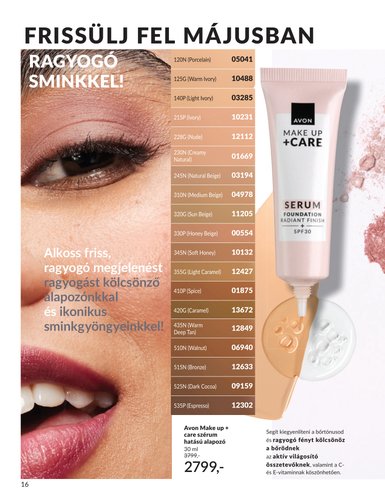 avon - Aktuális Avon szórólap érvényes péntektől 2026.05.01.-től vasárnaptól 2026.05.31.-ig - page: 16