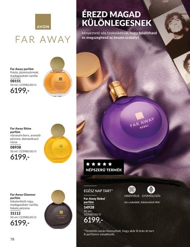 avon - Aktuális Avon szórólap érvényes péntektől 2026.05.01.-től vasárnaptól 2026.05.31.-ig - page: 78