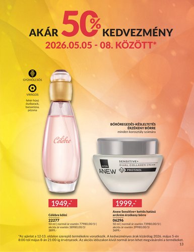 avon - Aktuális Avon szórólap érvényes péntektől 2026.05.01.-től vasárnaptól 2026.05.31.-ig - page: 13