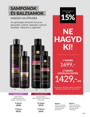 avon - Aktuális Avon szórólap érvényes péntektől 2026.05.01.-től vasárnaptól 2026.05.31.-ig - page: 141