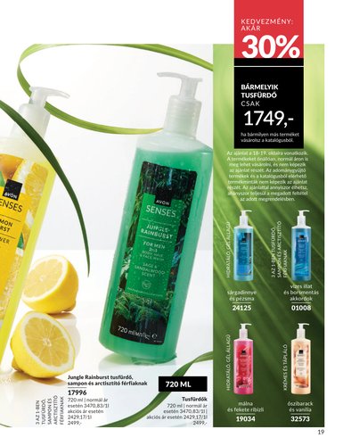avon - Aktuális Avon szórólap érvényes péntektől 2026.05.01.-től vasárnaptól 2026.05.31.-ig - page: 19