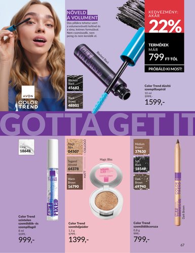 avon - Aktuális Avon szórólap érvényes péntektől 2026.05.01.-től vasárnaptól 2026.05.31.-ig - page: 67