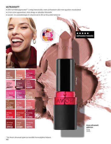 avon - Aktuális Avon szórólap érvényes péntektől 2026.05.01.-től vasárnaptól 2026.05.31.-ig - page: 48