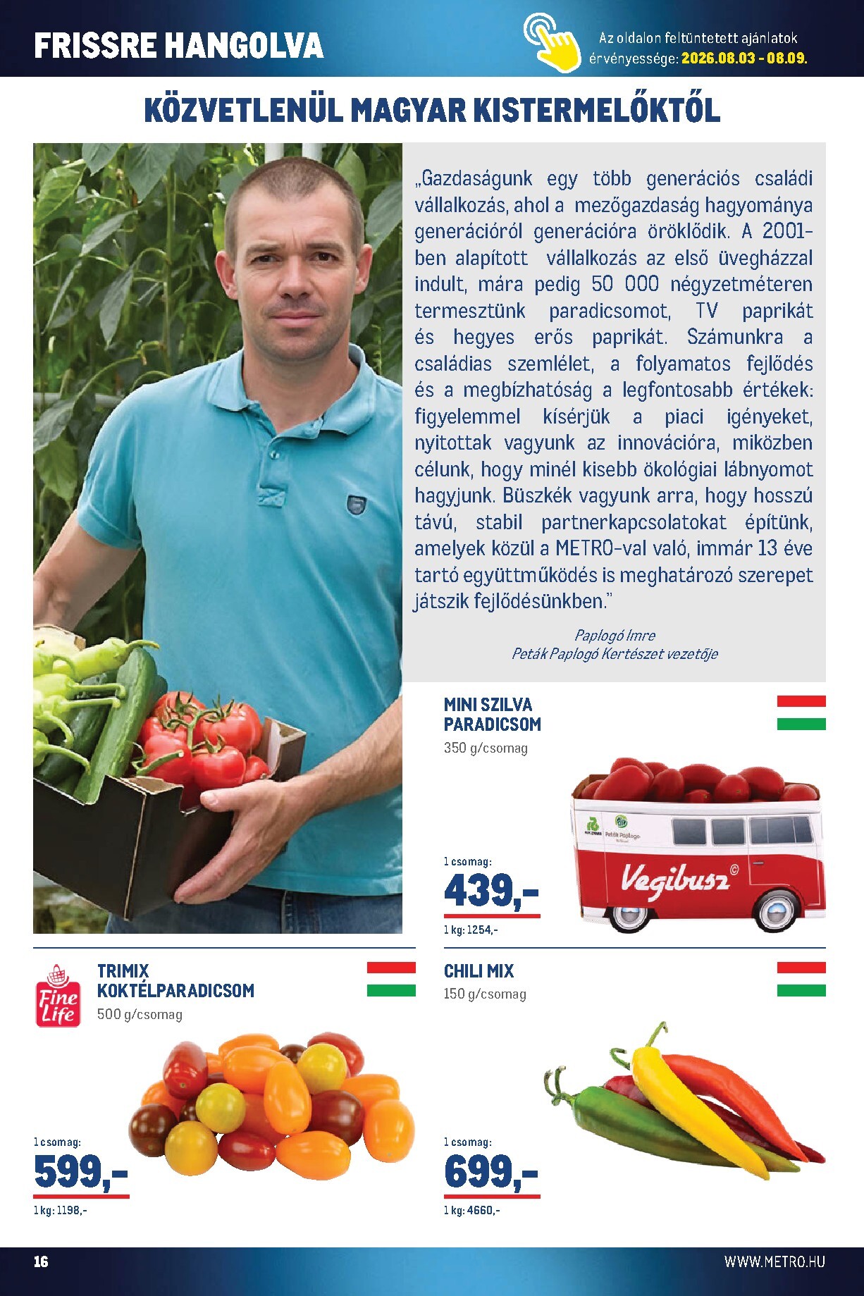 metro - Aktuális Metro szórólap érvényes szombattól 2026.08.01.-től hétfőtől 2026.08.31.-ig - page: 16