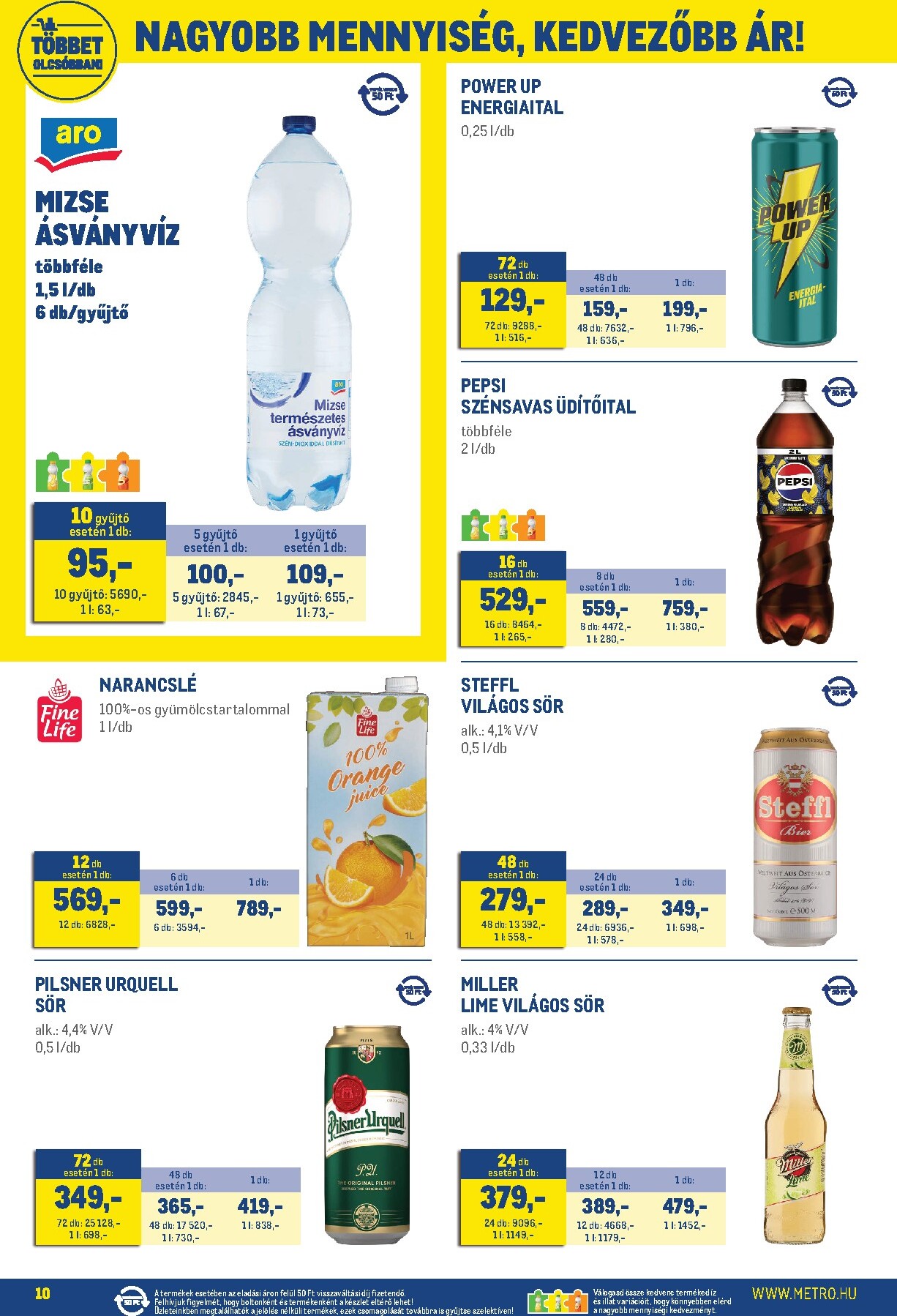 metro - Aktuális Metro szórólap érvényes szombattól 2026.08.01.-től hétfőtől 2026.08.31.-ig - page: 10