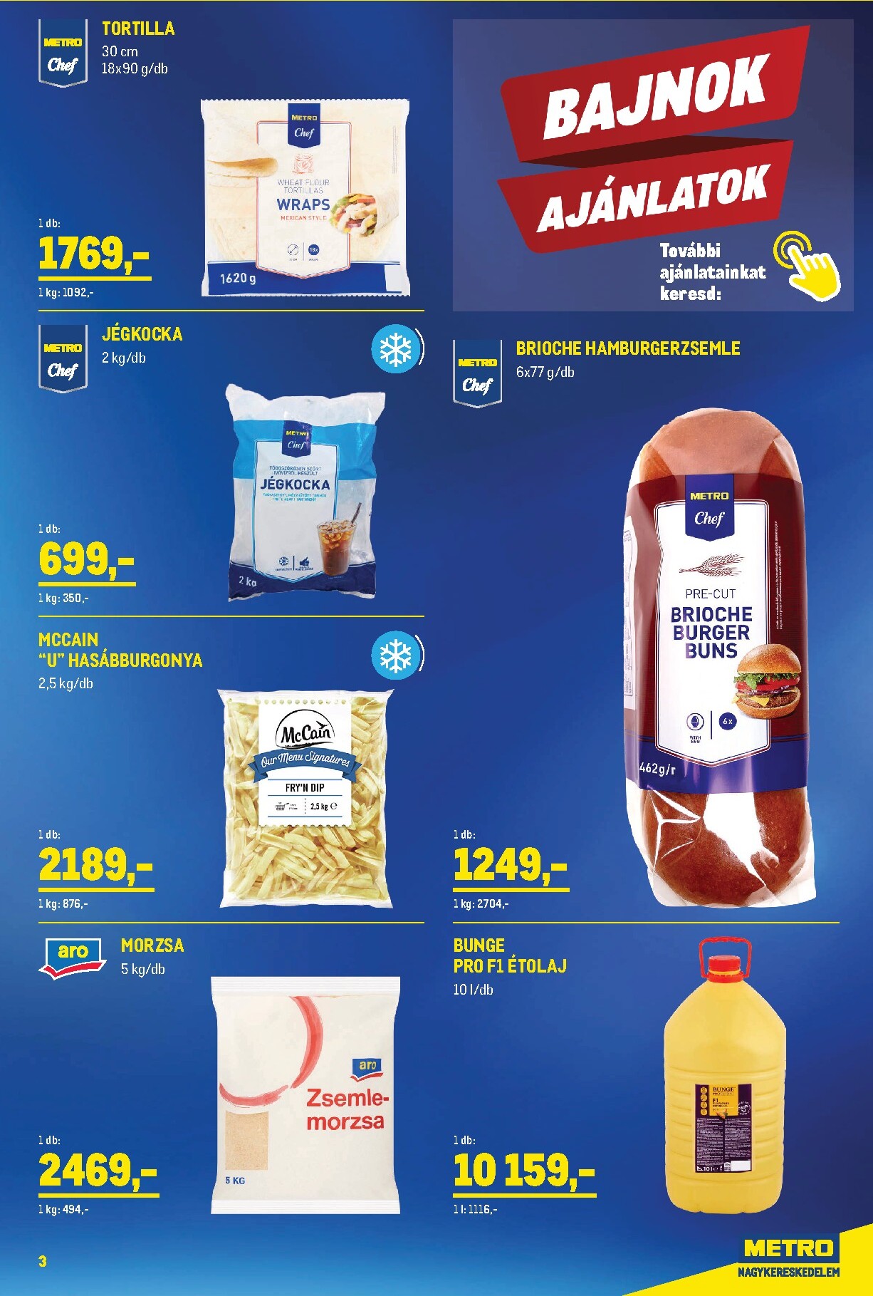 metro - Aktuális Metro szórólap érvényes szombattól 2026.08.01.-től hétfőtől 2026.08.31.-ig - page: 3
