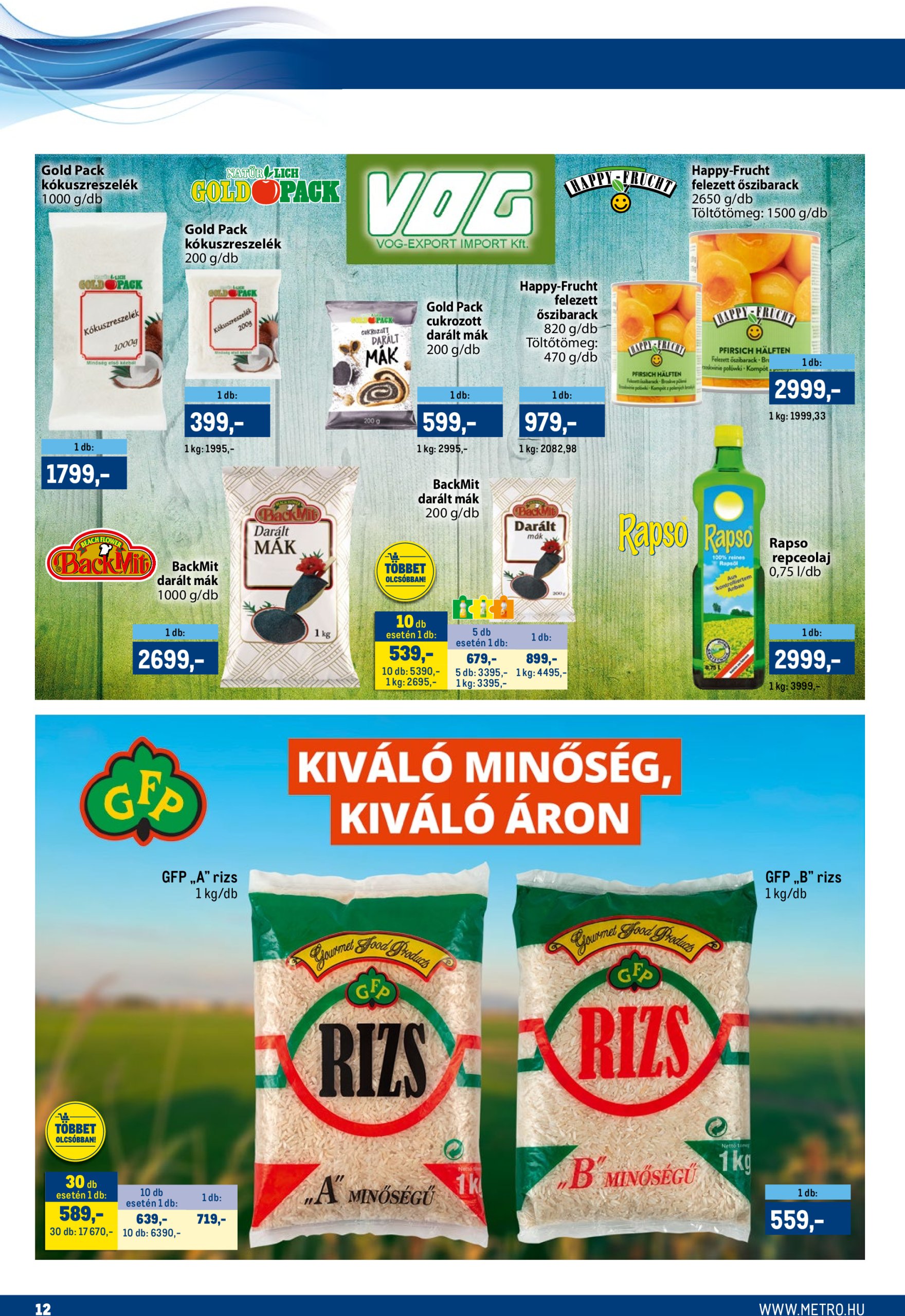 metro - Metro akciós újság, érvényes 04.01. - 04.17. - page: 12
