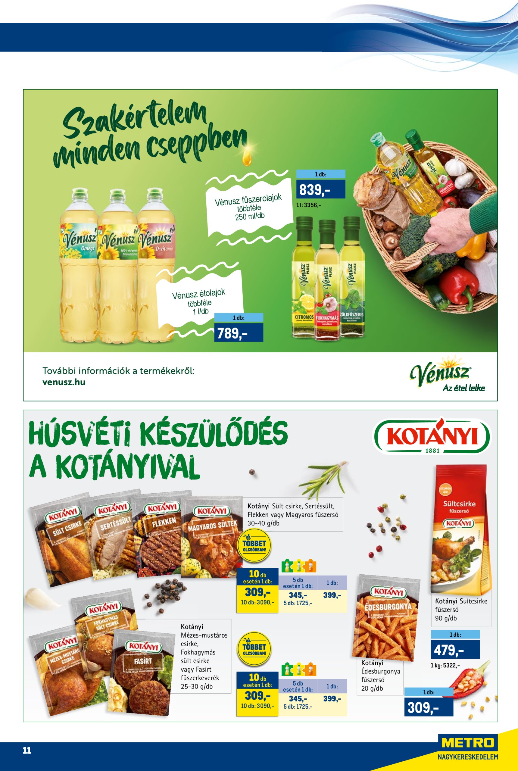 metro - Metro akciós újság, érvényes 04.01. - 04.17. - page: 11