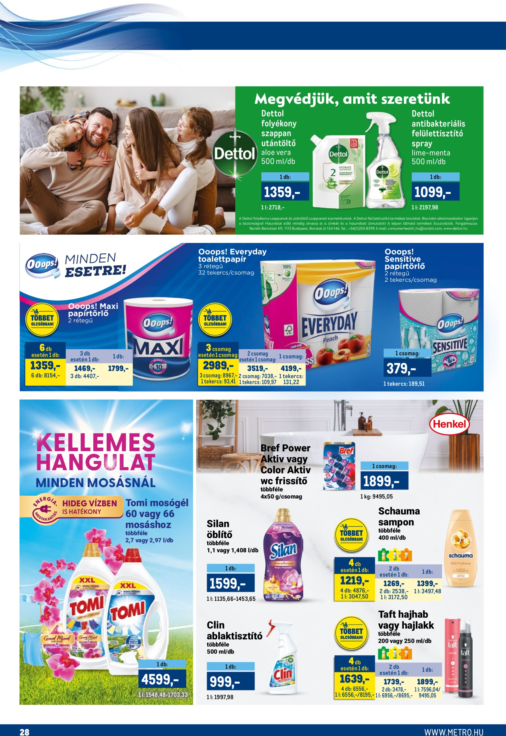 metro - Metro akciós újság, érvényes 04.01. - 04.17. - page: 28