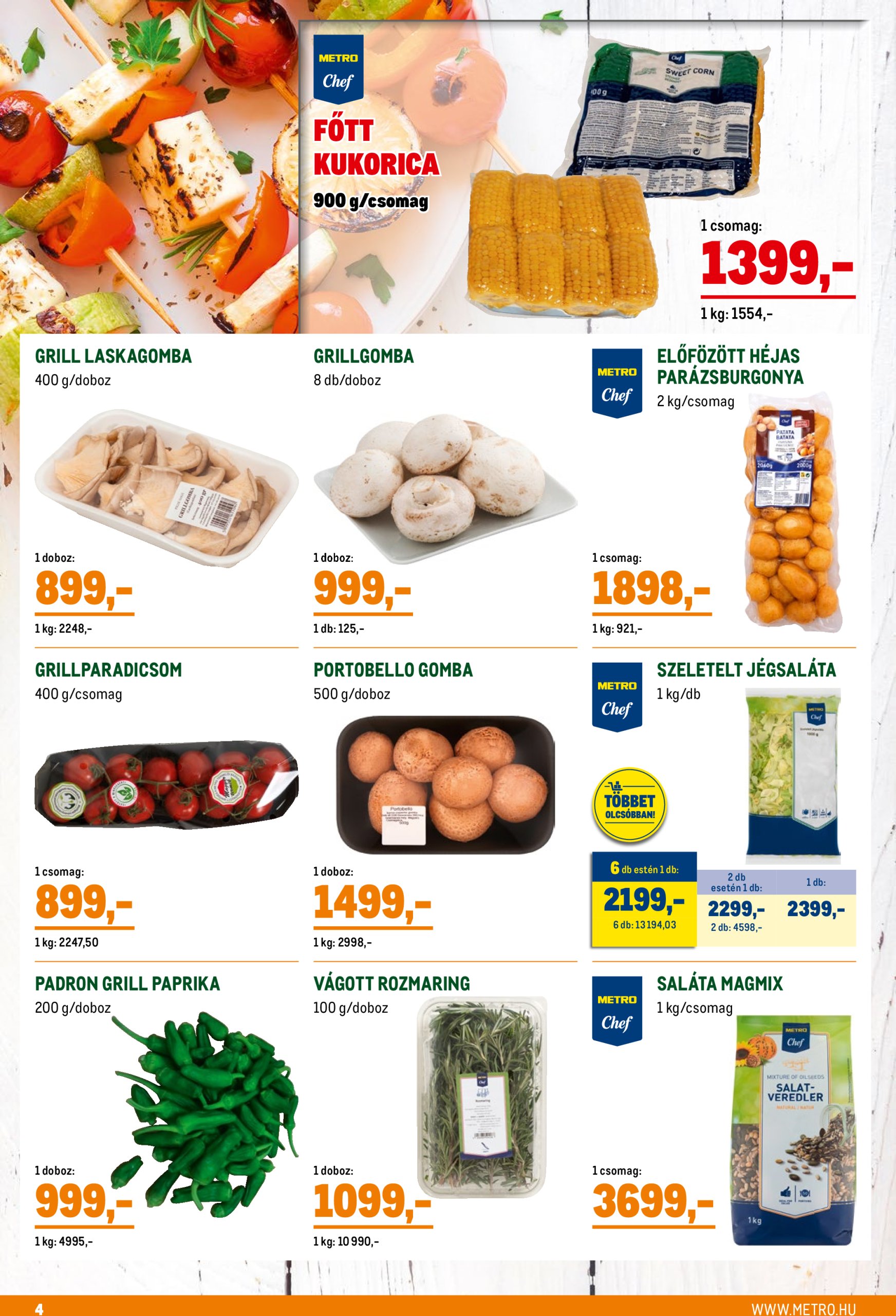 metro - Metro - Indul a grillszezon! 2025/04 akciós újság, érvényes 04.01. - 04.30. - page: 4