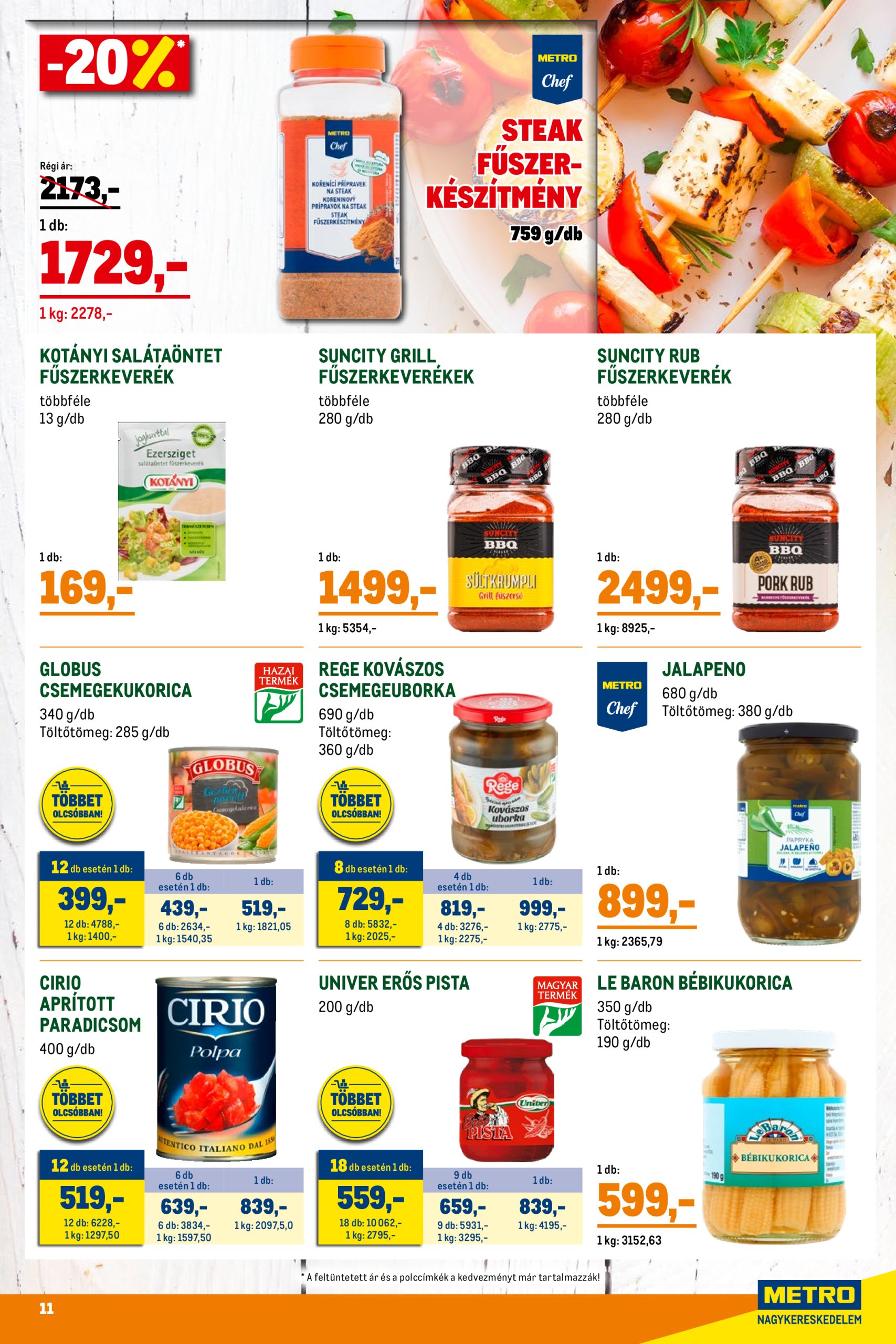 metro - Metro - Indul a grillszezon! 2025/04 akciós újság, érvényes 04.01. - 04.30. - page: 11