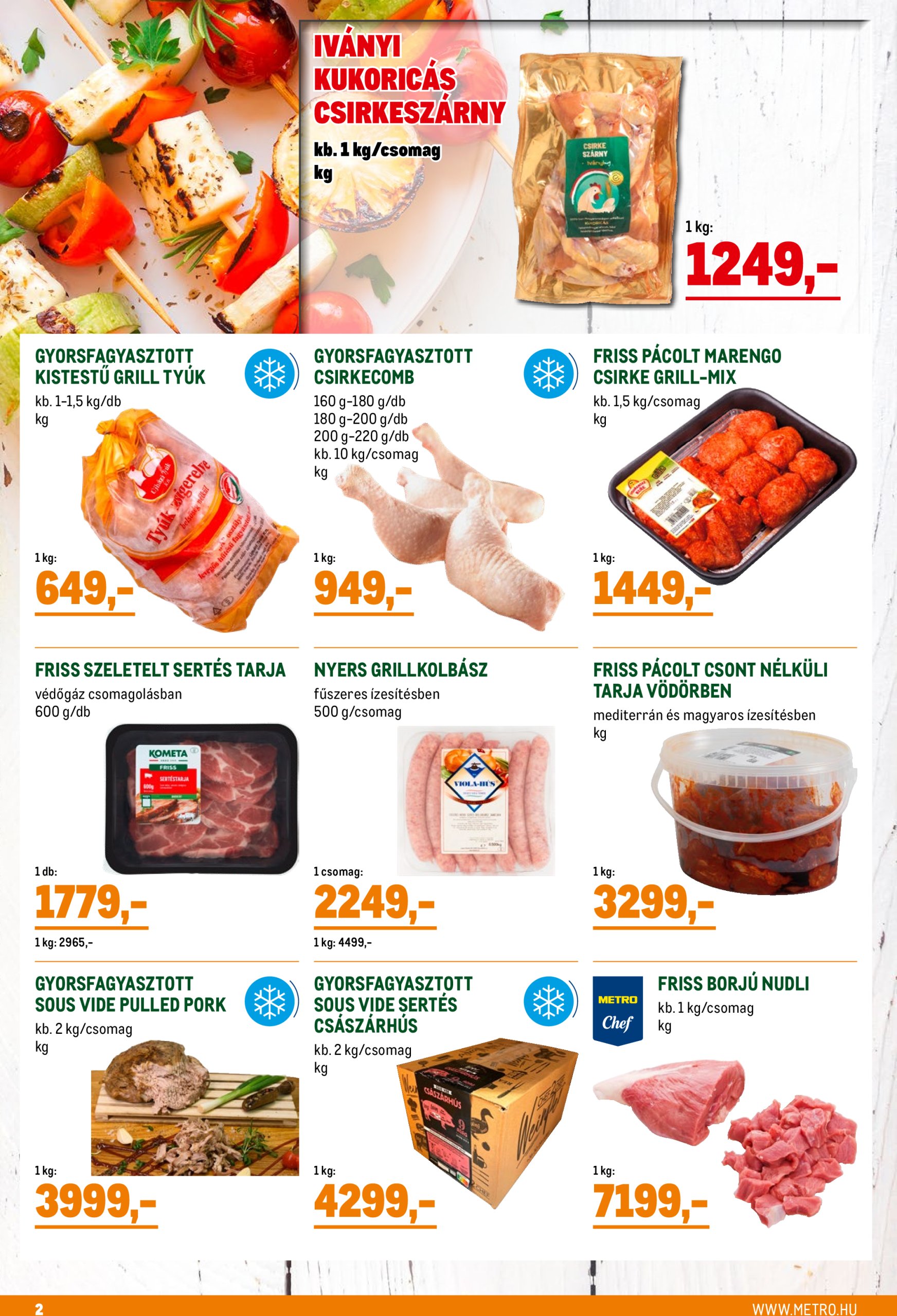 metro - Metro - Indul a grillszezon! 2025/04 akciós újság, érvényes 04.01. - 04.30. - page: 2
