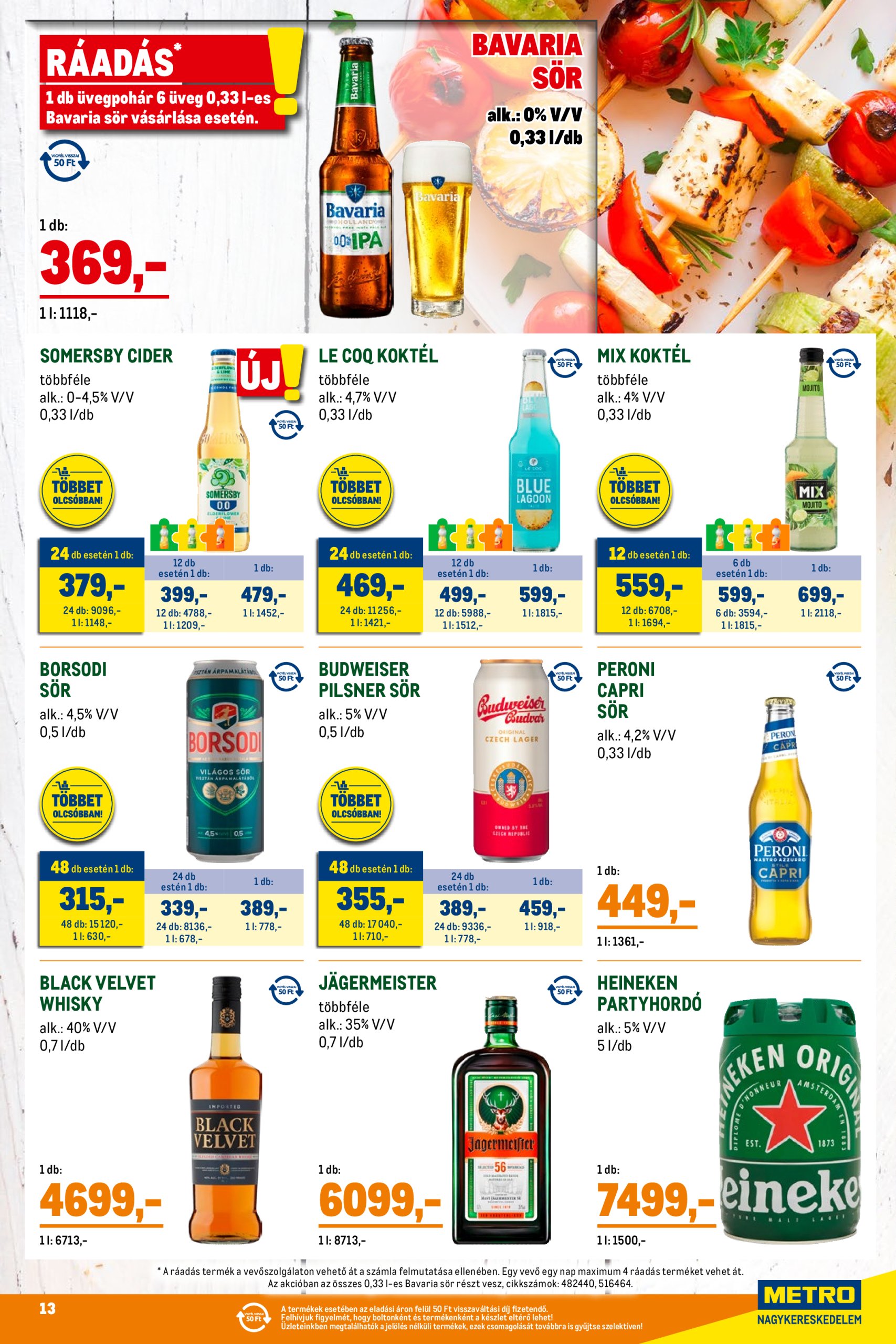metro - Metro - Indul a grillszezon! 2025/04 akciós újság, érvényes 04.01. - 04.30. - page: 13