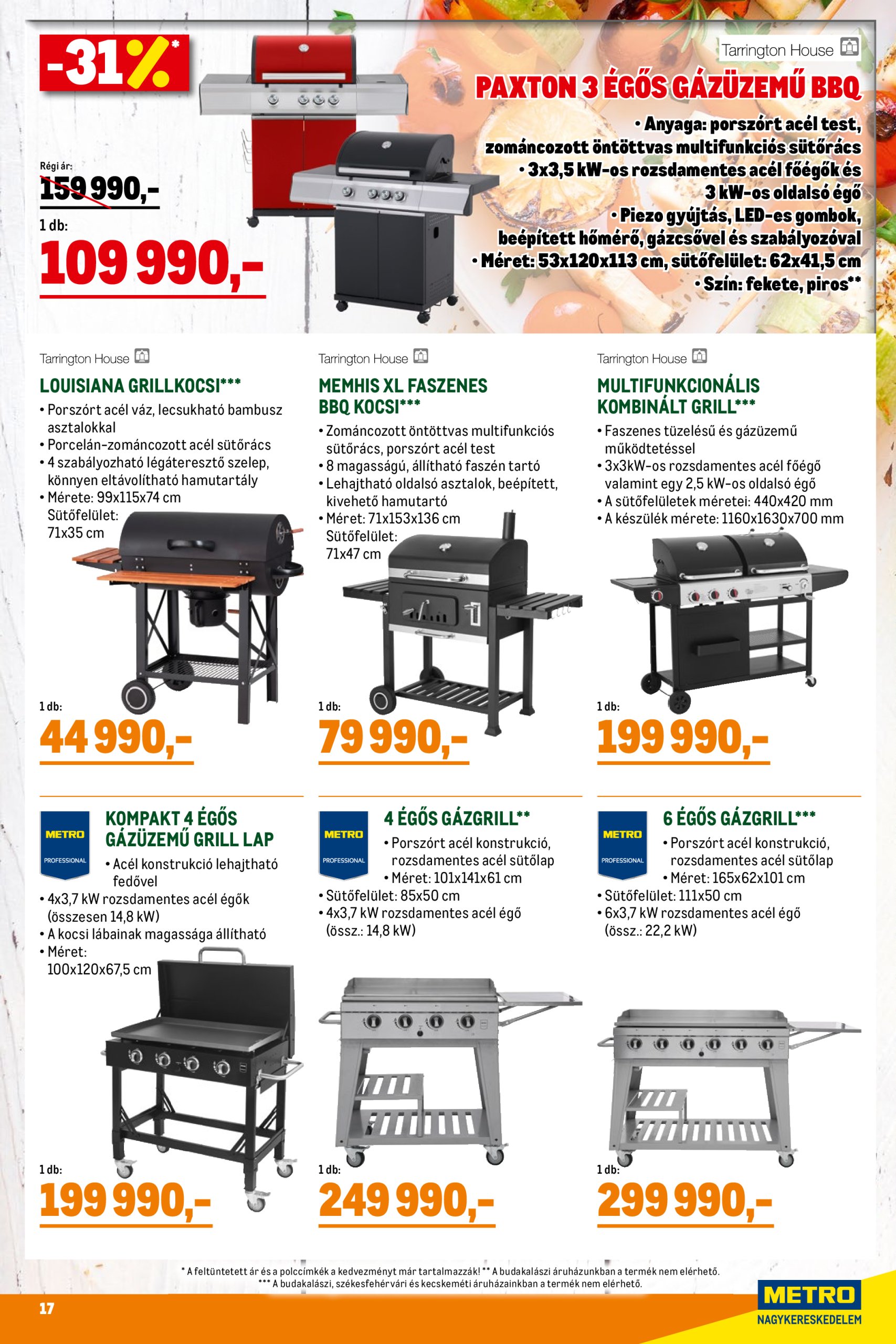 metro - Metro - Indul a grillszezon! 2025/04 akciós újság, érvényes 04.01. - 04.30. - page: 17