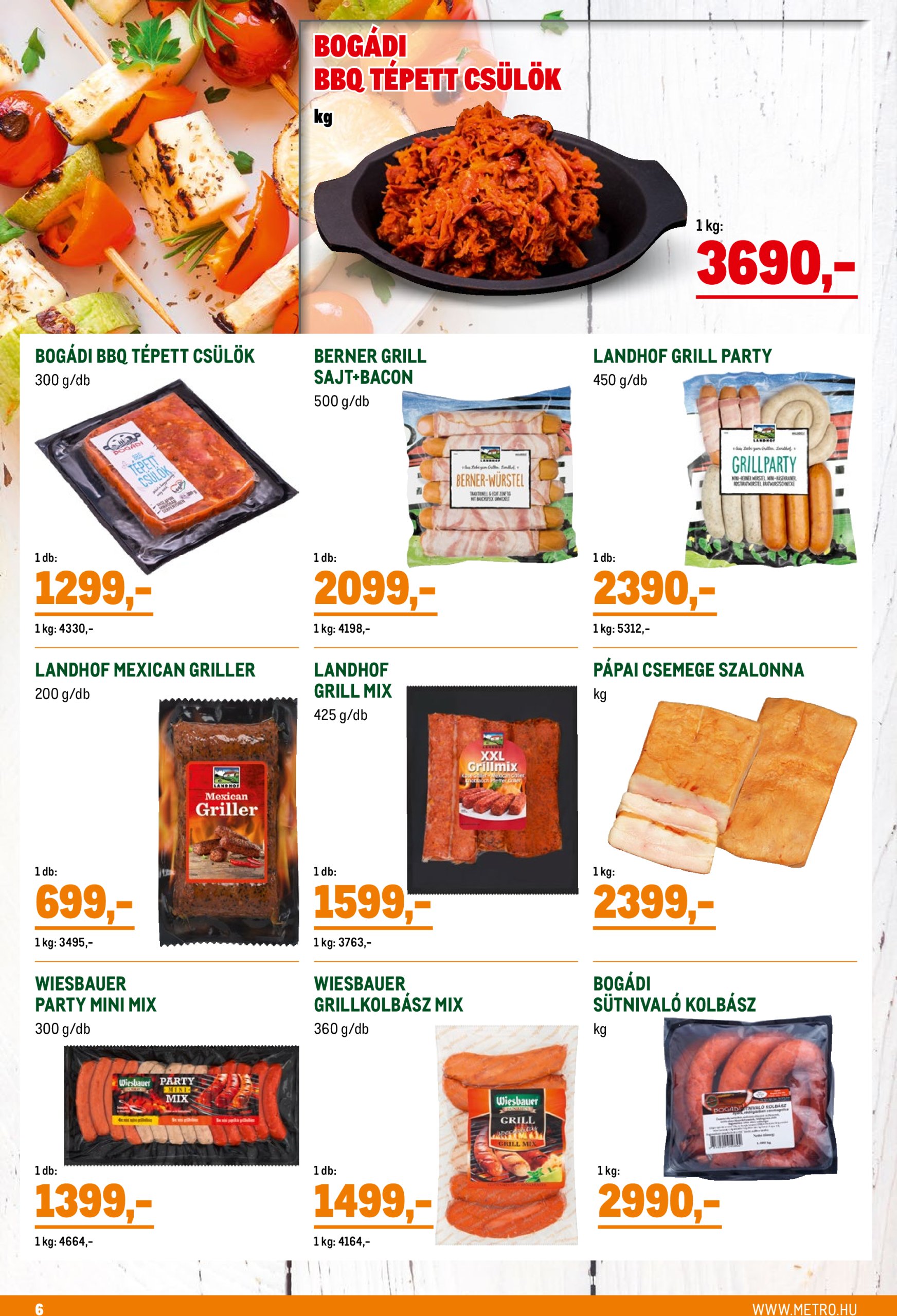 metro - Metro - Indul a grillszezon! 2025/04 akciós újság, érvényes 04.01. - 04.30. - page: 6