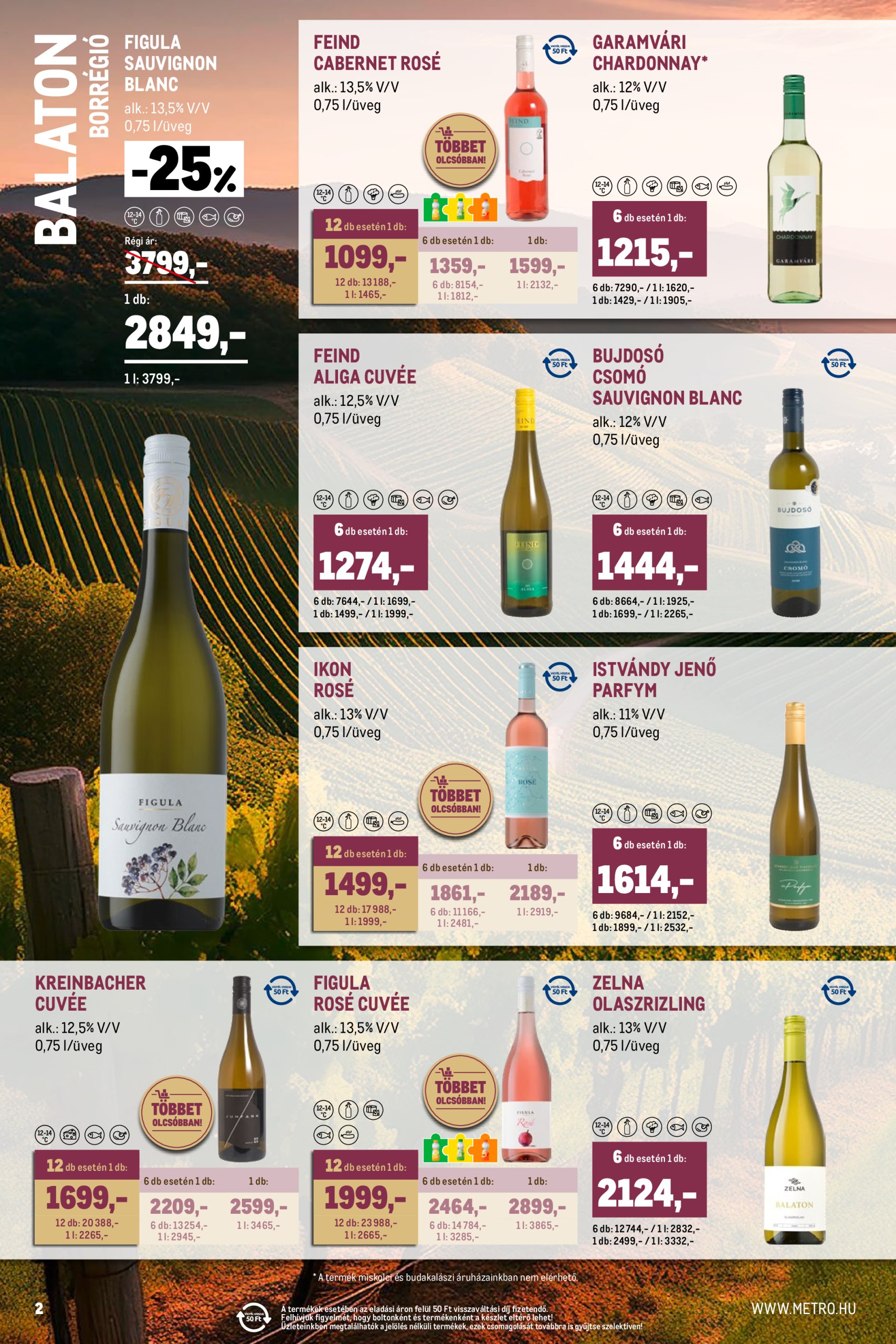 metro - Metro - Borkatalógus 2025/04 akciós újság, érvényes 04.01. - 04.30. - page: 2