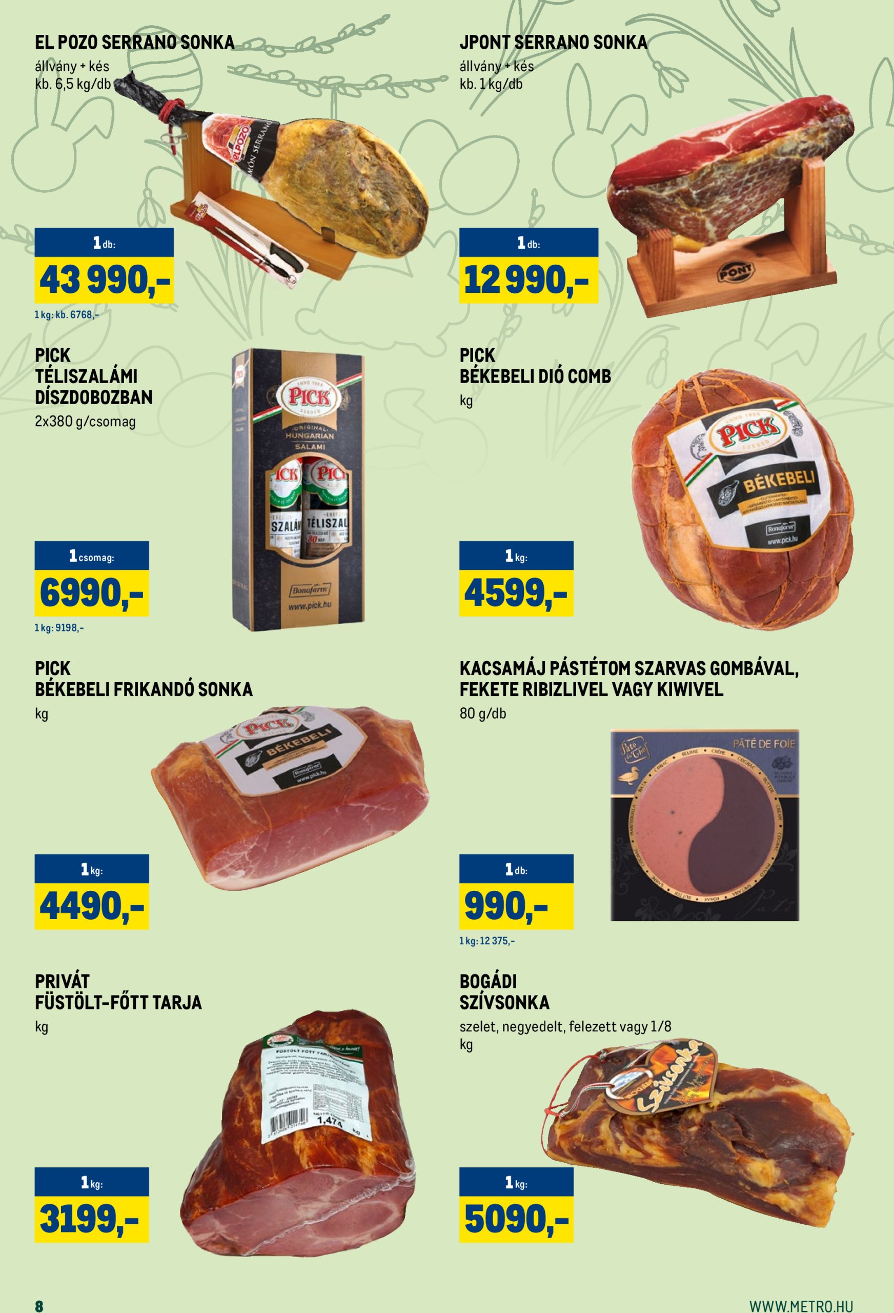 metro - Metro - Húsvéti Magazin 2025/04 akciós újság, érvényes 04.01. - 04.30. - page: 8