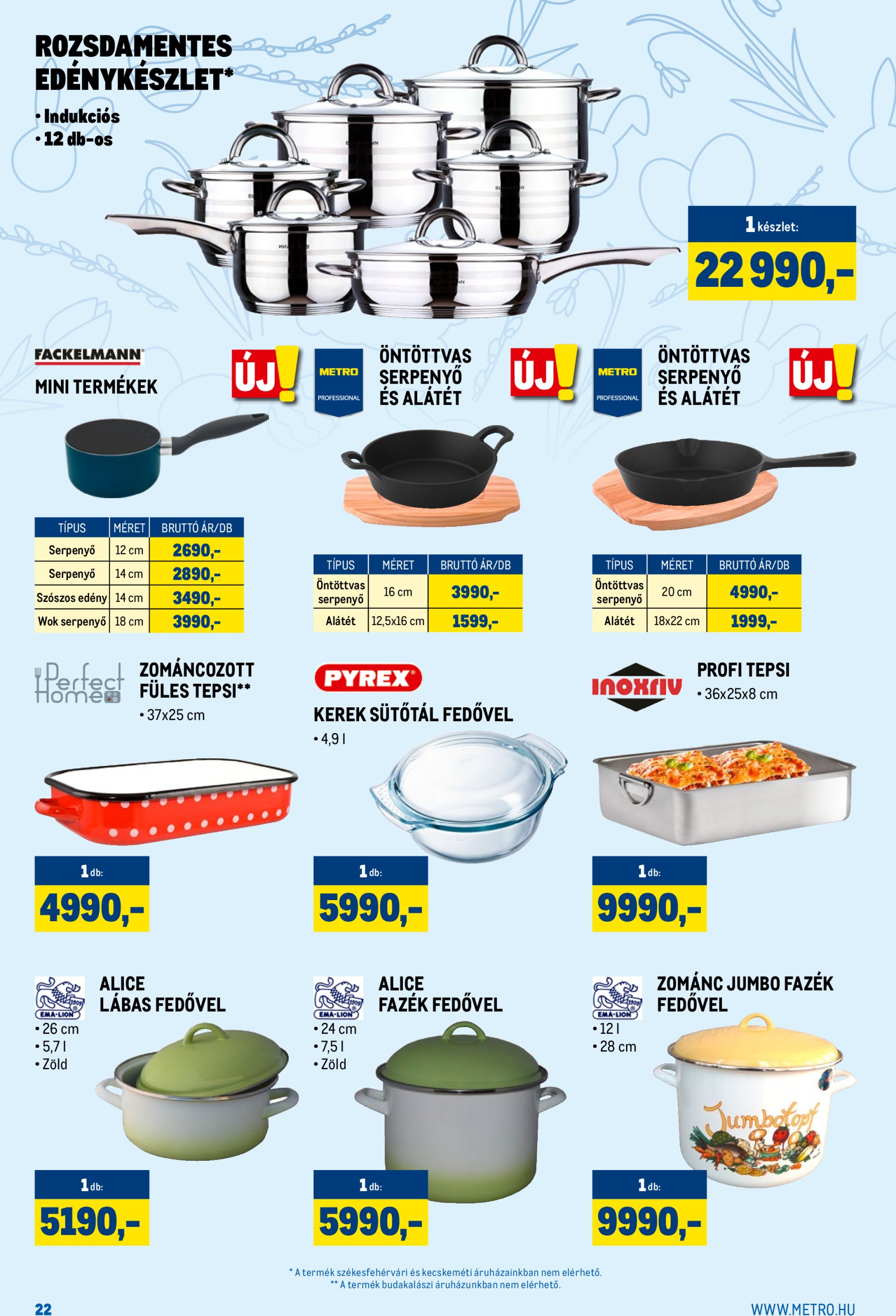 metro - Metro - Húsvéti Magazin 2025/04 akciós újság, érvényes 04.01. - 04.30. - page: 22