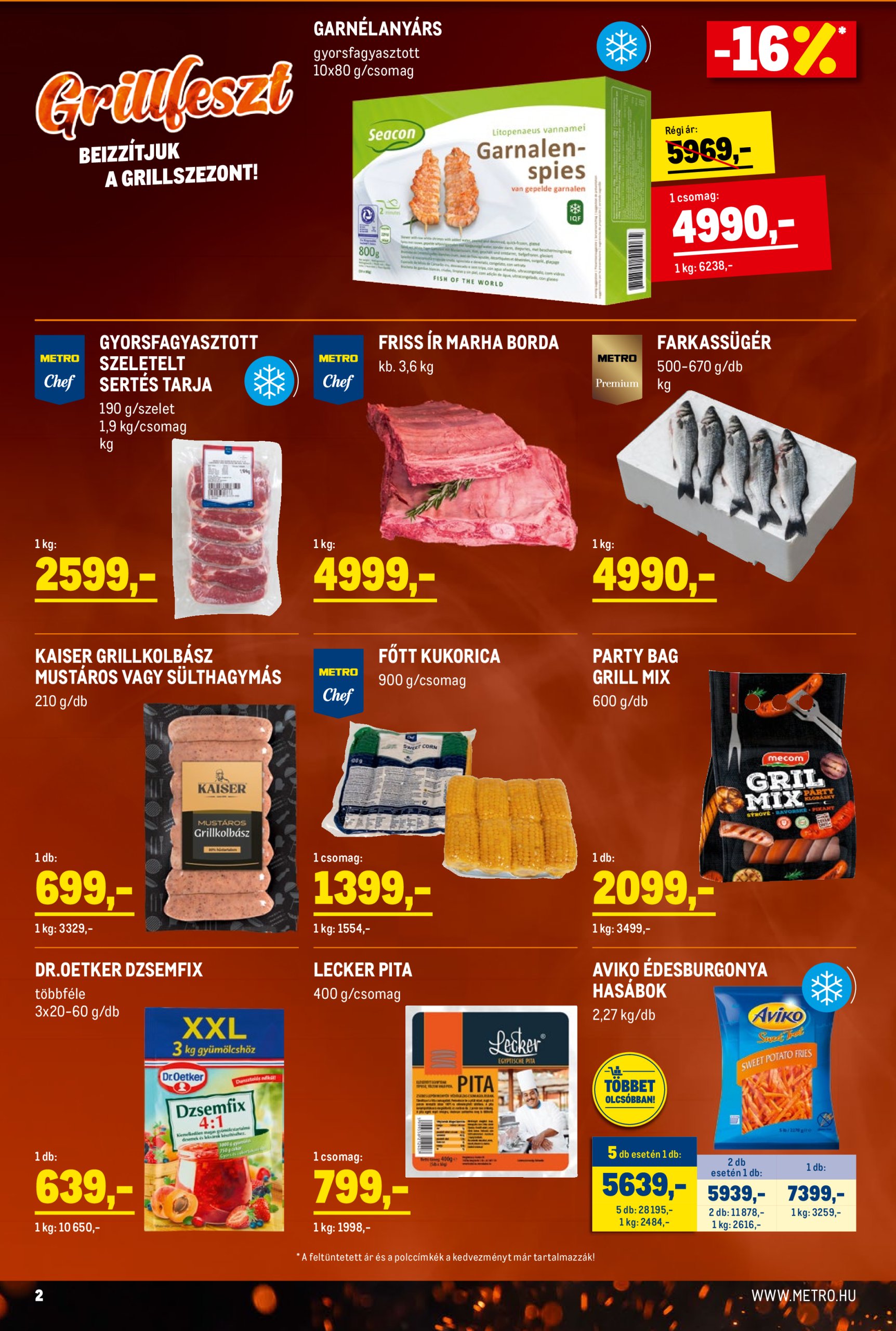 metro - Metro - Grillfeszt akciós újság, érvényes 06.01. - 06.30. - page: 2