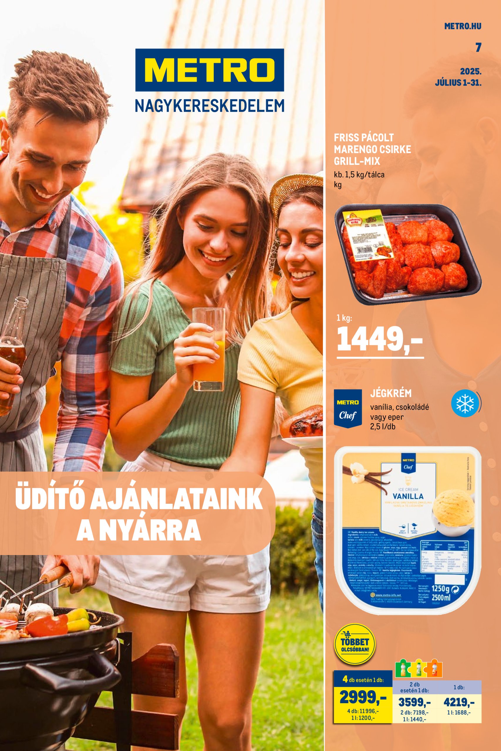 metro - Metro - Üdítő Ajánlataink a nyárra akciós újság, érvényes 07.01. - 07.31.