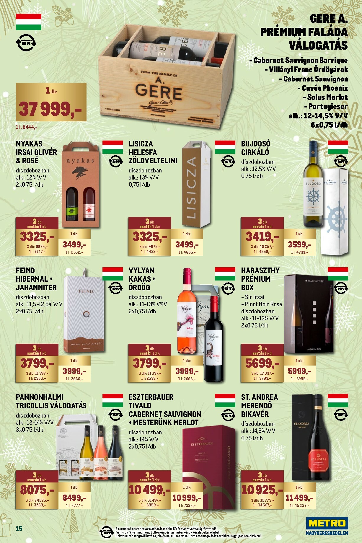 metro - Metro - Ünnepi katalógus akciós újság, érvényes 11.02. - 11.30. - page: 15