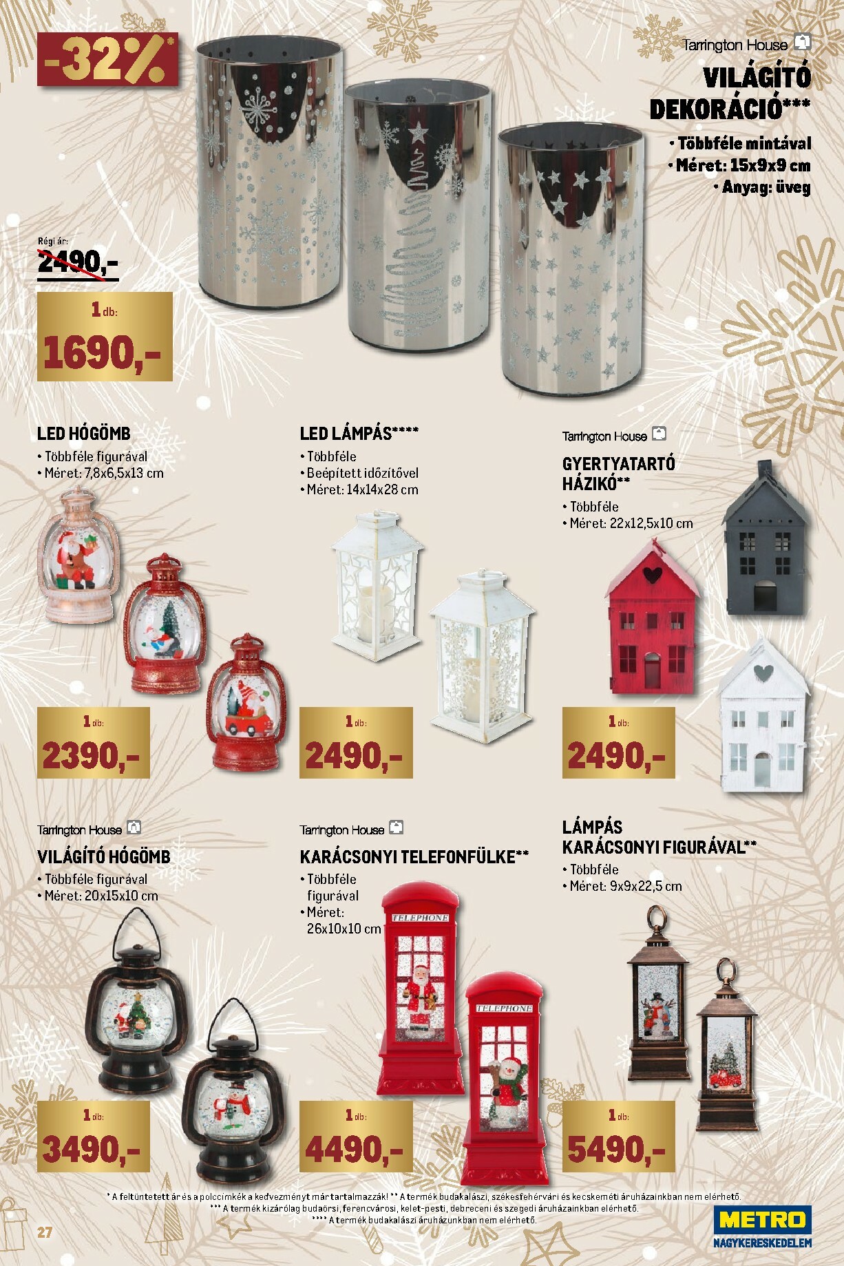 metro - Metro - Ünnepi katalógus akciós újság, érvényes 11.02. - 11.30. - page: 27