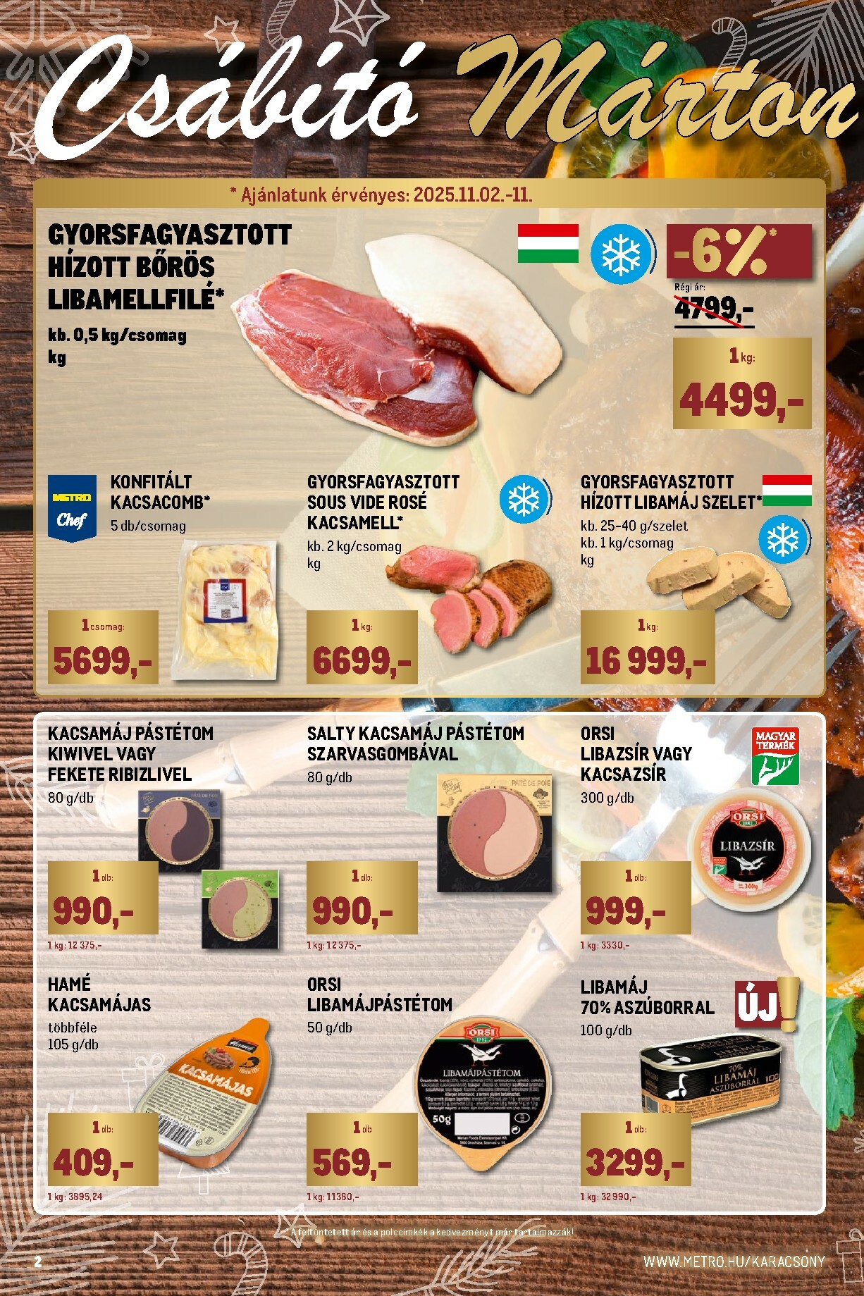 metro - Metro - Ünnepi katalógus akciós újság, érvényes 11.02. - 11.30. - page: 2