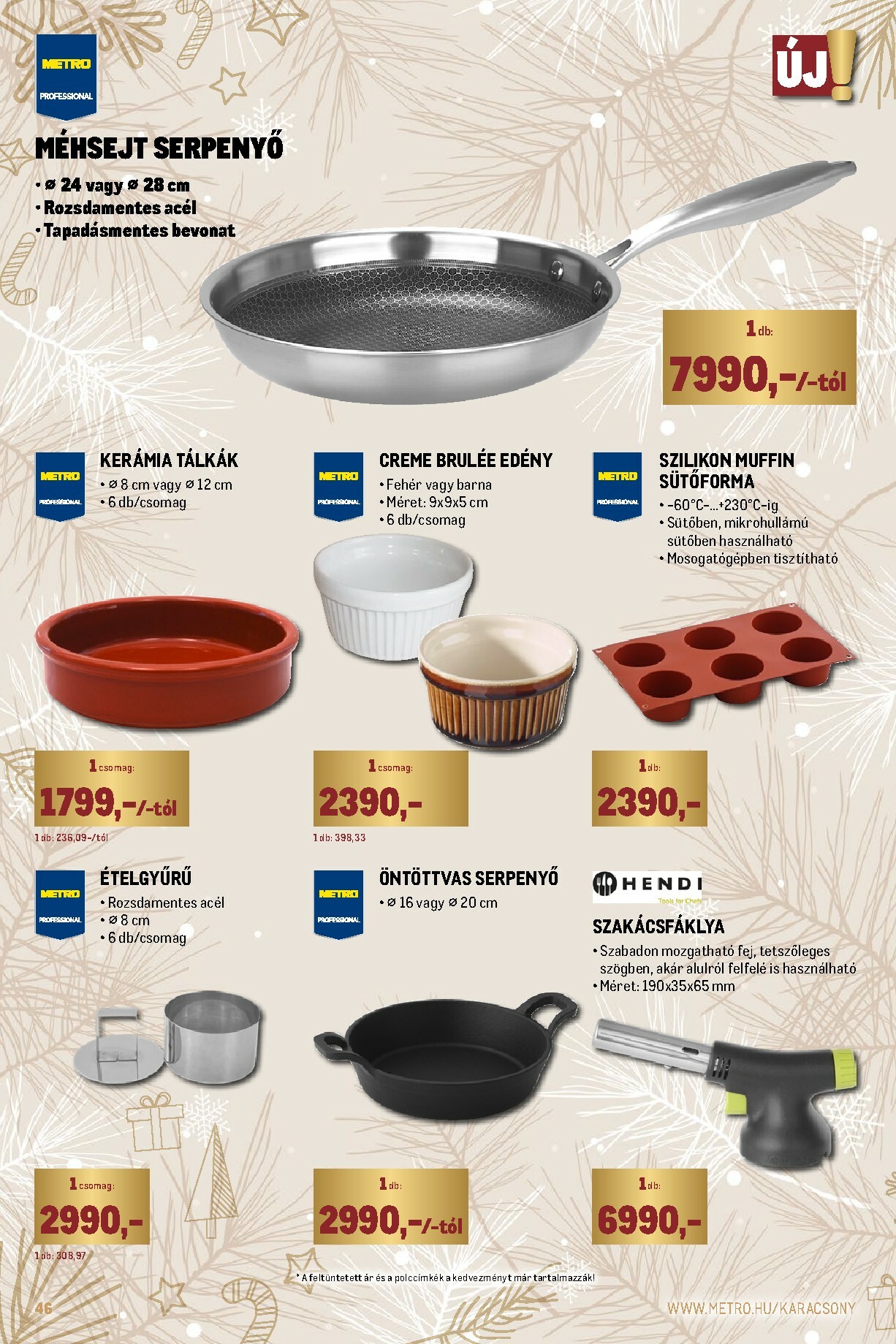 metro - Metro - Ünnepi katalógus akciós újság, érvényes 11.02. - 11.30. - page: 46