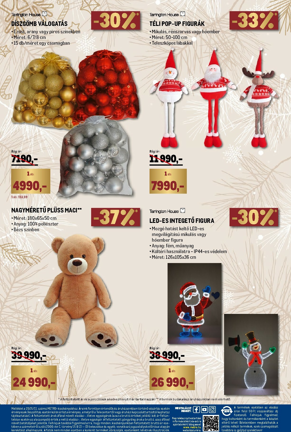 metro - Metro - Ünnepi katalógus akciós újság, érvényes 11.02. - 11.30. - page: 48